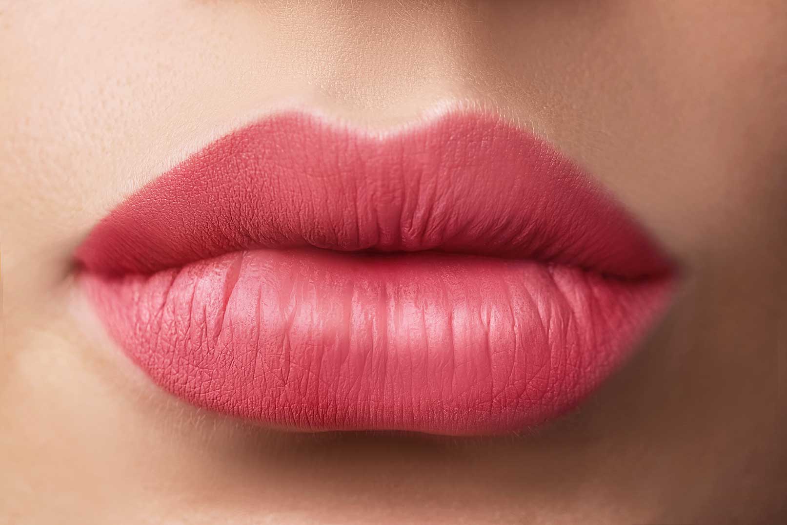 Beispiel eines Permanent Make Ups Aquarell Lips - dezente Lippen